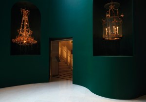 A view of the "Hubert de Givenchy - Collector" exhibition at Christie's Paris.