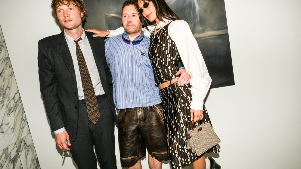 Nikolai von Bismarck, Kim Jones and Bella Hadid