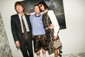 Nikolai von Bismarck, Kim Jones and Bella Hadid
