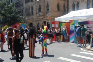 NYC Pride March showcased rainbow outfits and lots of fun.