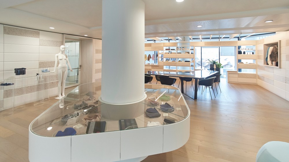 Inside Kering's Materials Innovation Lab.