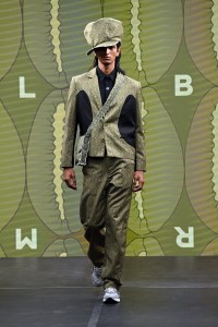 LONDON, ENGLAND - JUNE 11: A model walks the runway at the Labrum London show during London Fashion Week June 2022 on June 11, 2022 in London, England. (Photo by Kate Green/BFC/Getty Images for BFC)