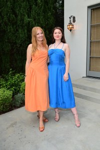 LOS ANGELES, CALIFORNIA - JUNE 02: (L-R) Lucy Akin and Emma Kenney are seen as Moda Operandi celebrates the launch of the Ciao Lucia x Anemos  Collaboration at Villa Carlotta on June 02, 2022 in Los Angeles, California. (Photo by Stefanie Keenan/Getty Images for Anemos)