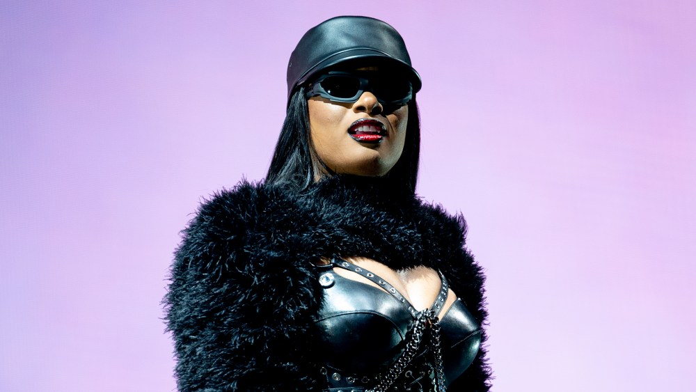 Megan Thee Stallion Performs in Burberry and Glastonbury Festival