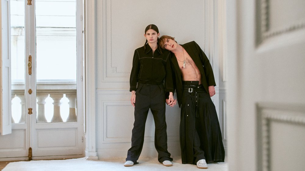 Karl Lagerfeld with Alled-Martinez