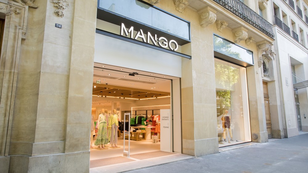 Mango's Boulevard Haussmann flagship in Paris.