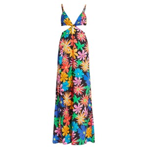 PatBO Aster Cut-Out Maxi Dress