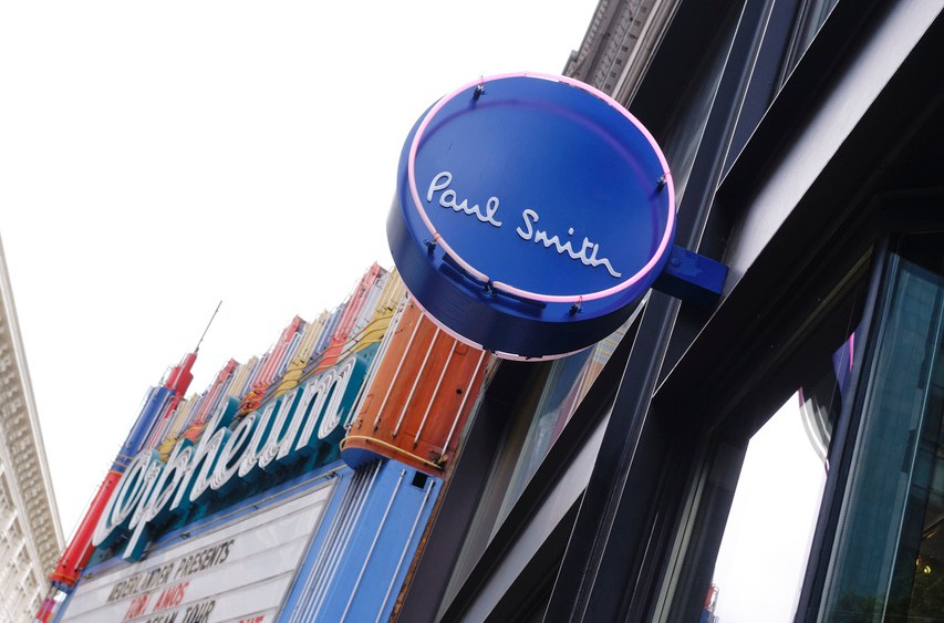 The Paul Smith store.