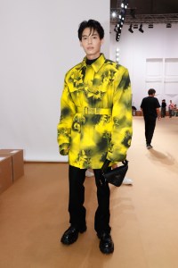 Front Row at Prada Men's Spring 2023