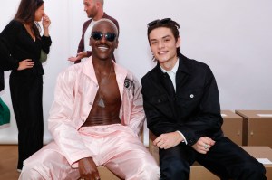 Front Row at Prada Men's Spring 2023