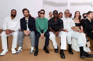 Front Row at Prada Men's Spring 2023