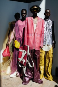 Backstage at Rick Owens Men's Spring 2022