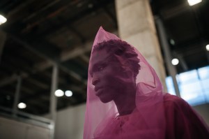 Backstage at Rick Owens Men's Spring 2022