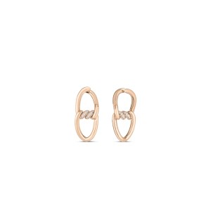 From the Cialoma collection, 18K Rose Gold and Diamond Earrings: $5,500