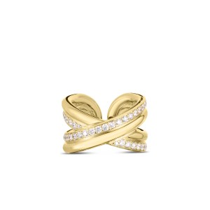 From the Cialoma collection, 18K Yellow Gold Cialoma Ring w/ Diamonds: $6,950