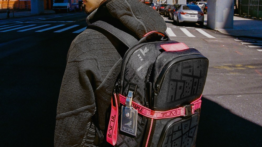 The Tumi x Staple backpack.