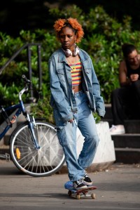 Spring street style in New York.