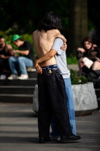 Spring street style in New York.