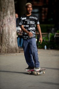 Spring street style in New York.