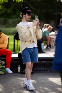 Spring street style in New York.