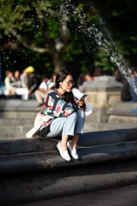 Spring street style in New York.