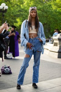 Spring street style in New York.