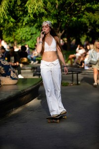 Spring street style in New York.