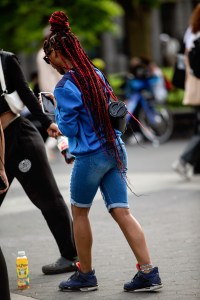 Spring street style in New York.