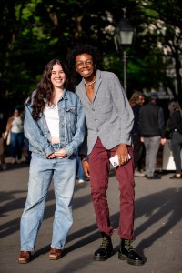 Spring street style in New York.