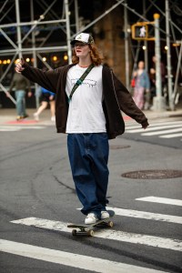 Spring street style in New York.