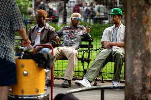 Spring street style in New York.