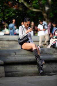 Spring street style in New York.