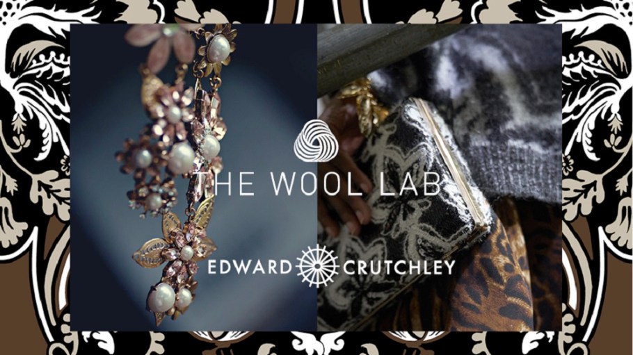 The Woolmark Company has partnered with designer Edward Crutchley for the first guest curation on The Wool Lab platform.