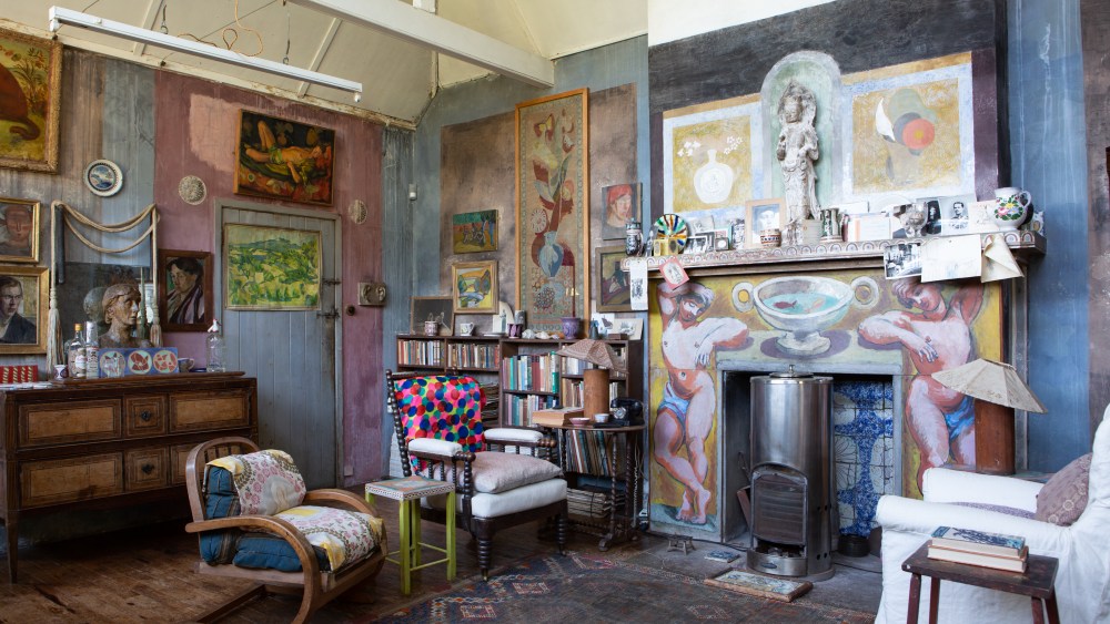 The interior of Charleston house.