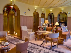 The lobby of the 9Confidentiel hotel.