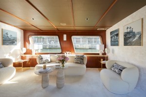 The Dior Spa Cheval Blanc boat.