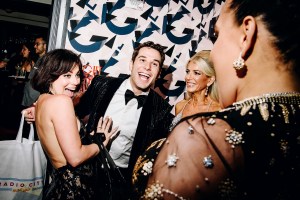 Krysta Rodriguez, Skylar Astin and Meryl Lipstein