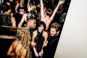 Billy Porter, Krysta Rodriguez and Andrew Garfield