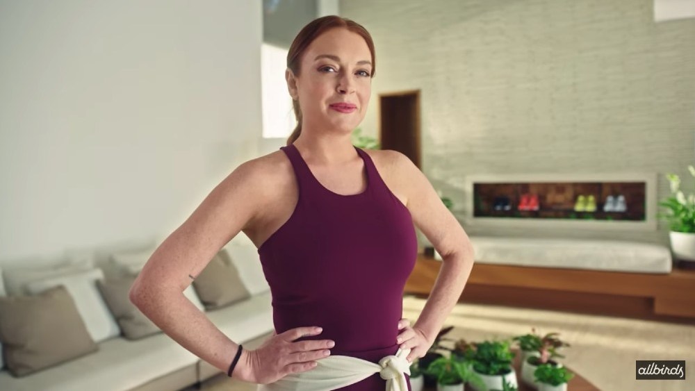 Allbirds has tapped Lindsay Lohan as the face of its latest campaign.