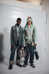 Backstage at Craig Green men's Spring 2023