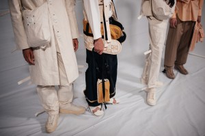 Backstage at Craig Green men's Spring 2023
