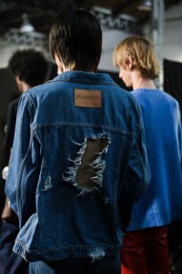 Backstage at JW Anderson Men's Spring 2023