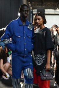 Backstage at JW Anderson Men's Spring 2023
