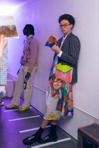 Backstage at Kidsuper Men's Spring 2023