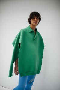 Backstage at Loewe Men's Spring 2023
