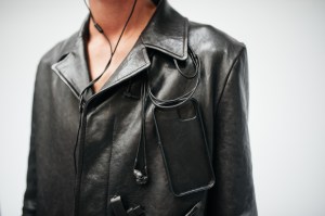 Backstage at Loewe Men's Spring 2023