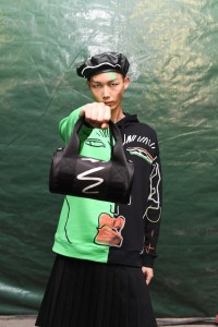 Backstage at Moschino Men's Spring 2023