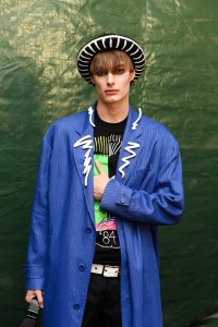 Backstage at Moschino Men's Spring 2023