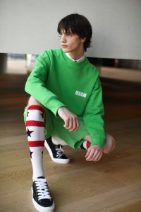 Backstage at MSGM Men's Spring 2023