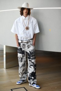Backstage at MSGM Men's Spring 2023